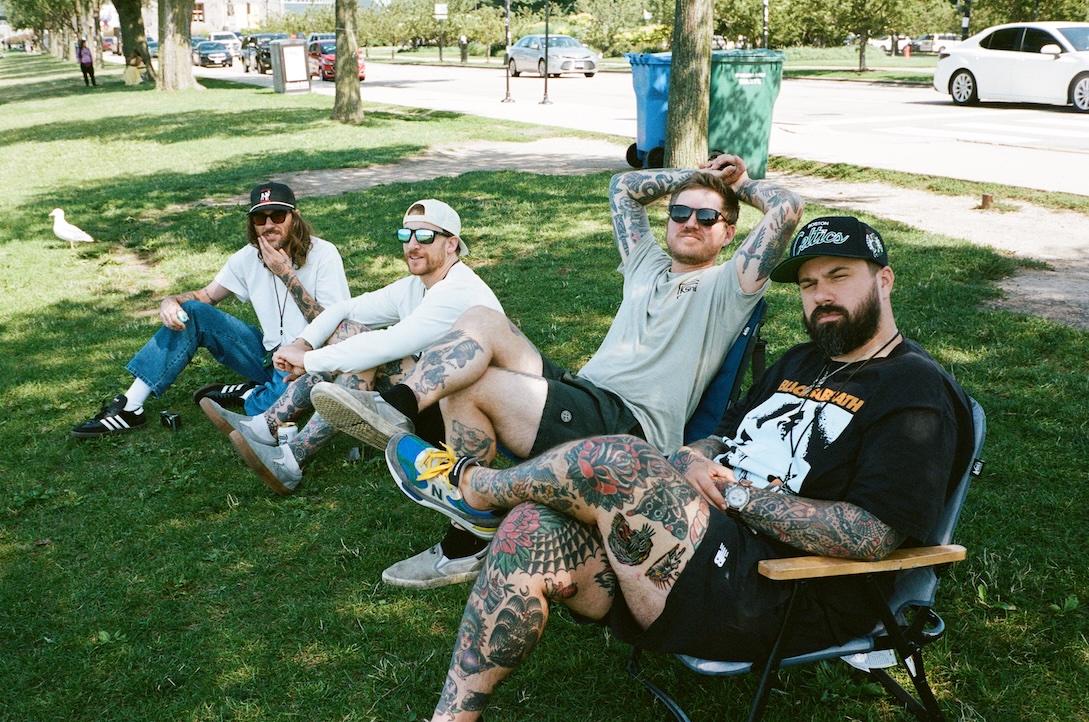 Part of a photo series the band took during its Summer 2024 tour. (Credit: The Story So Far)